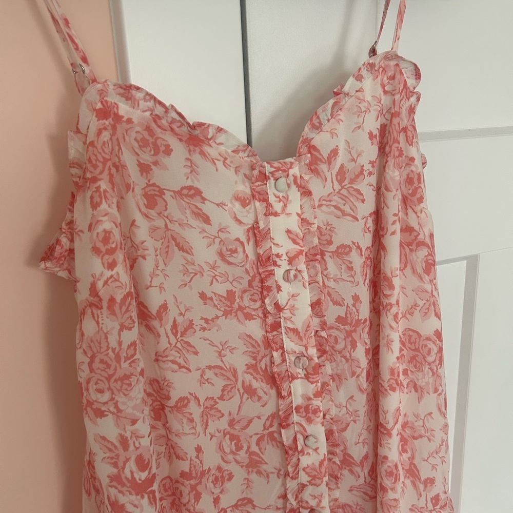 Lovers + Friends Pink Floral Blouse - Picture 2 of 8